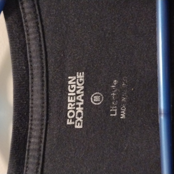 Foreign Exchange skull vneck tshirt - Picture 3 of 4